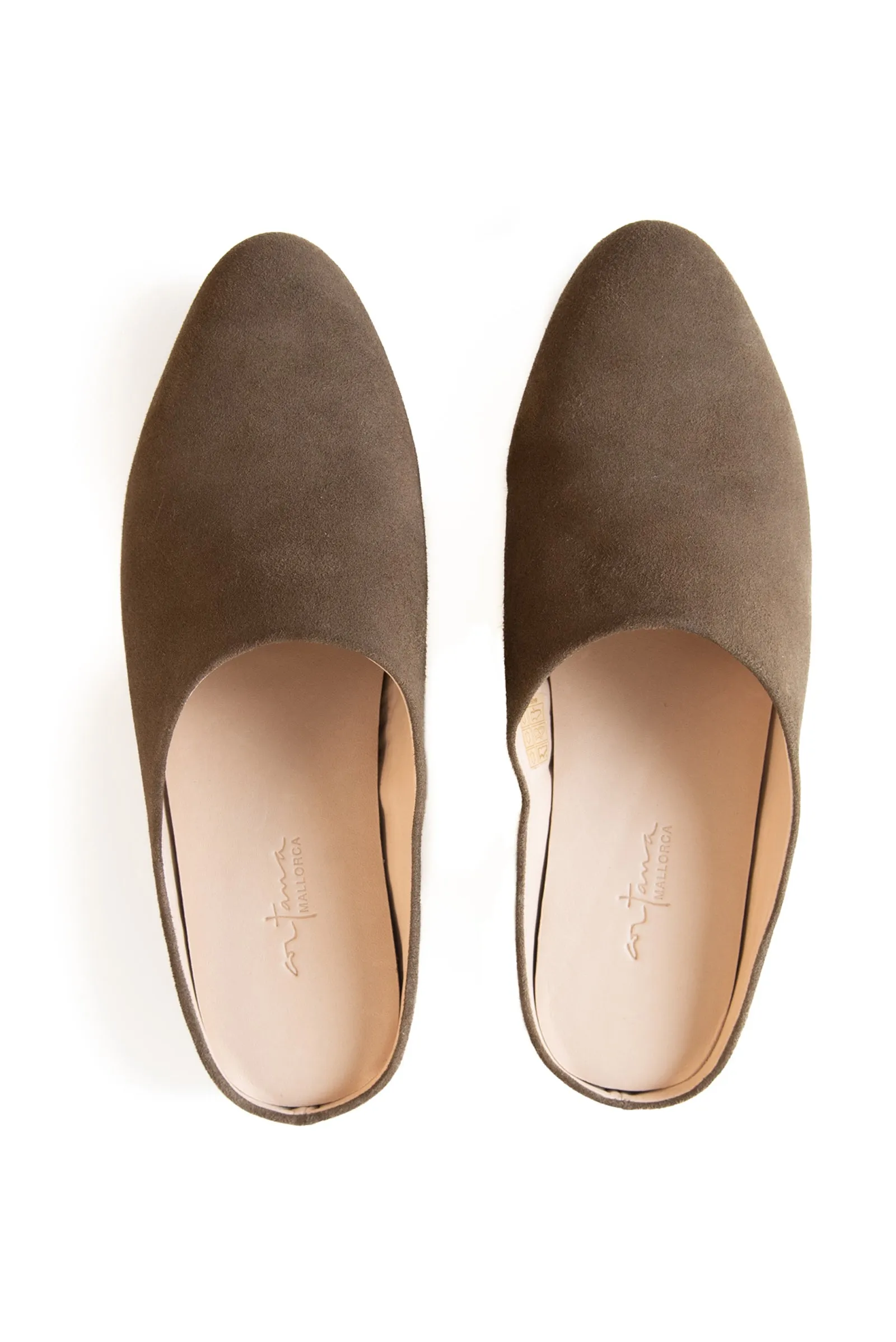 Kibal, babucha mujer de ante olive sold by Cortana product image thumbnail 3