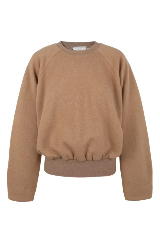 York, top en lana y cachemir camel sold by Cortana