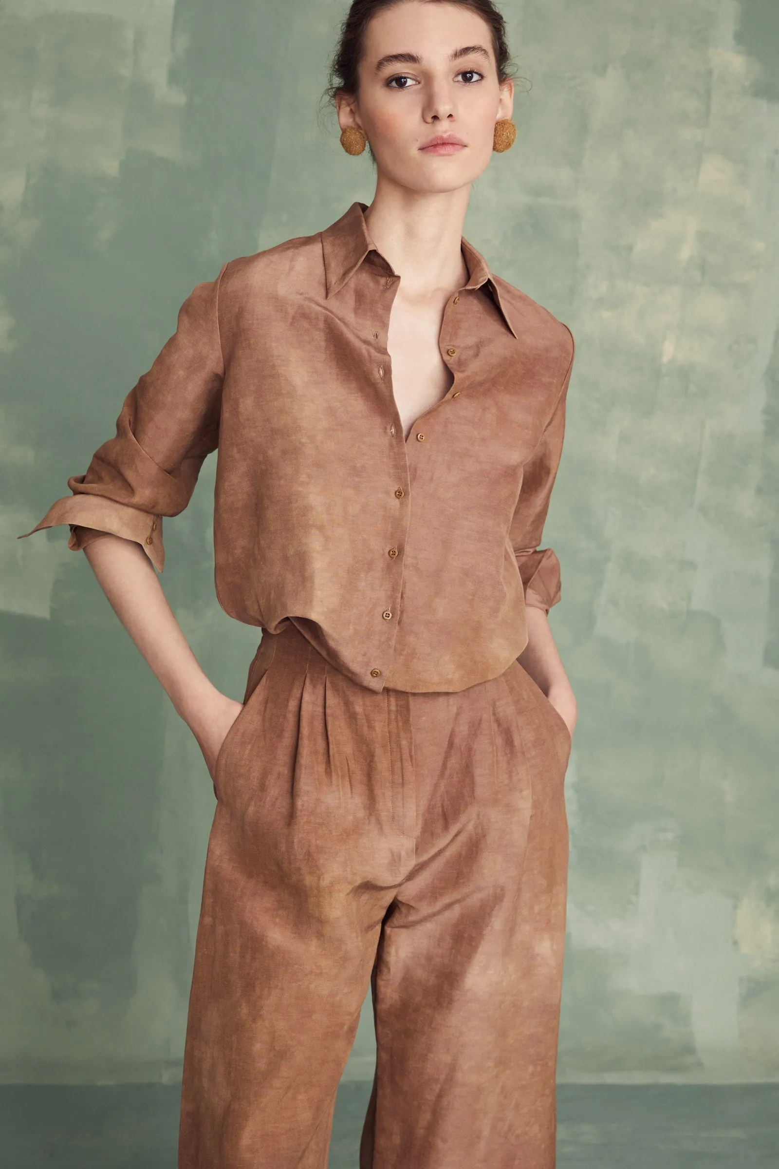 Dune, pantalón en lino y seda maltinto sold by Cortana product image thumbnail 3