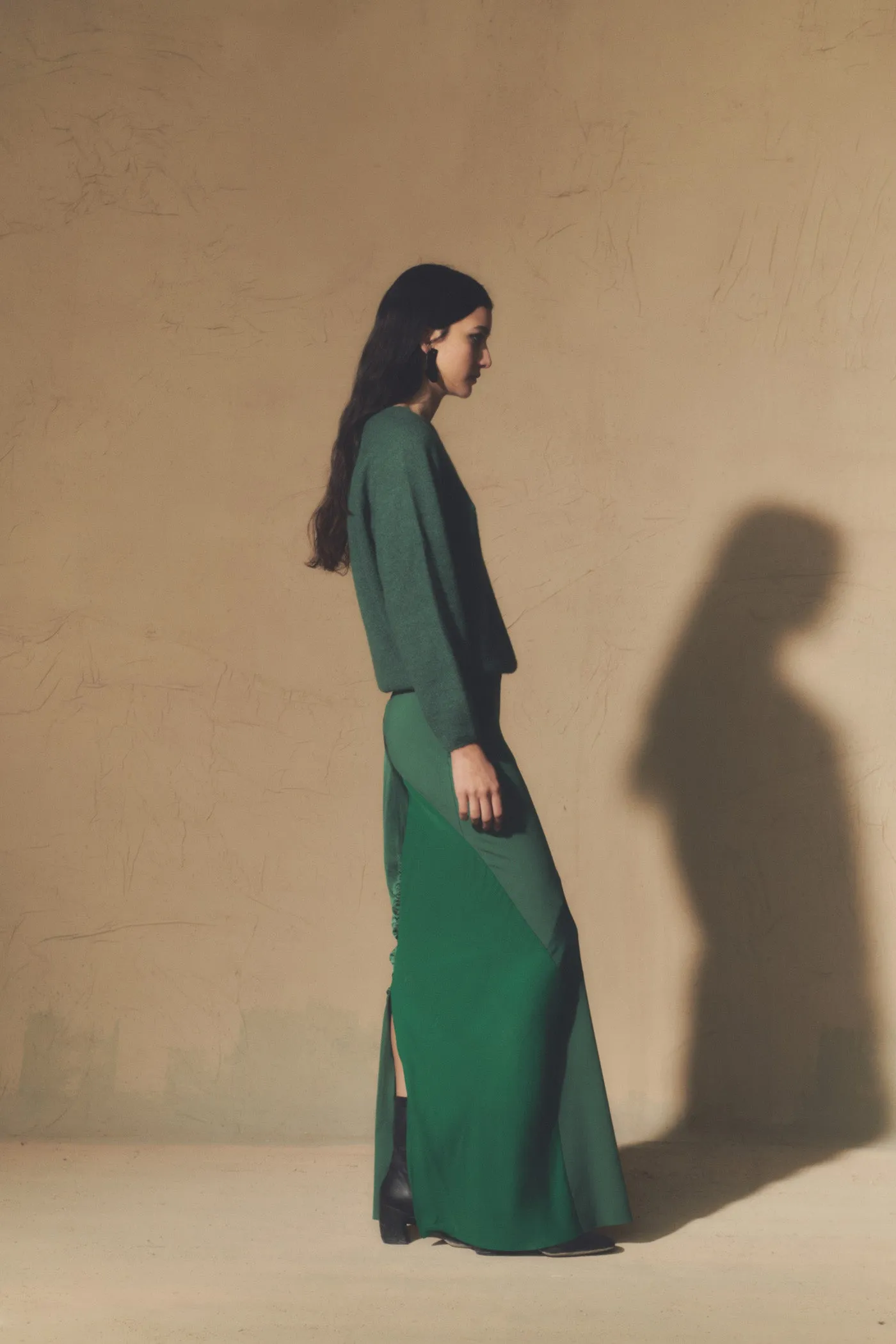 Collage, falda larga patchwork verde sold by Cortana product image thumbnail 4