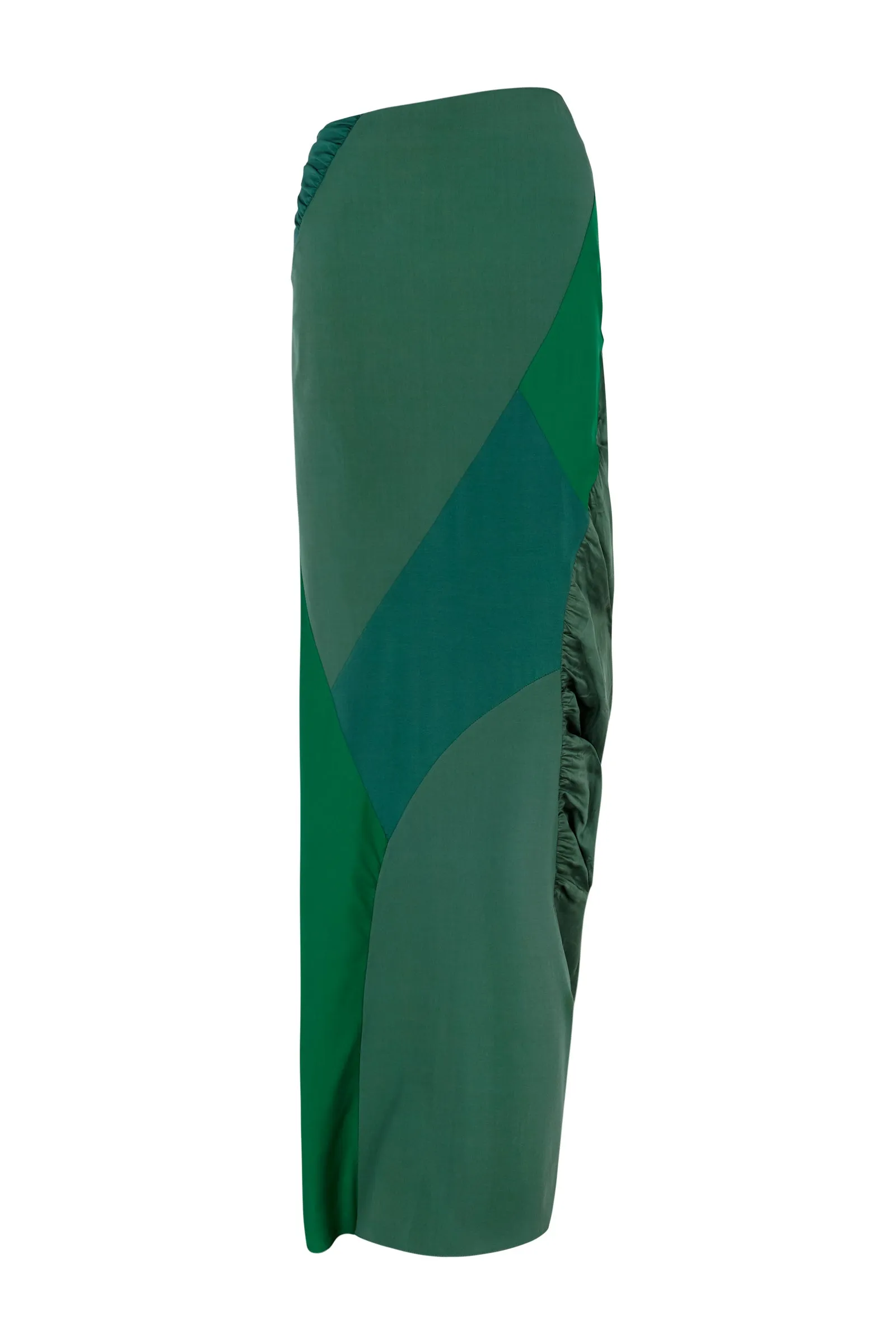 Collage, falda larga patchwork verde sold by Cortana