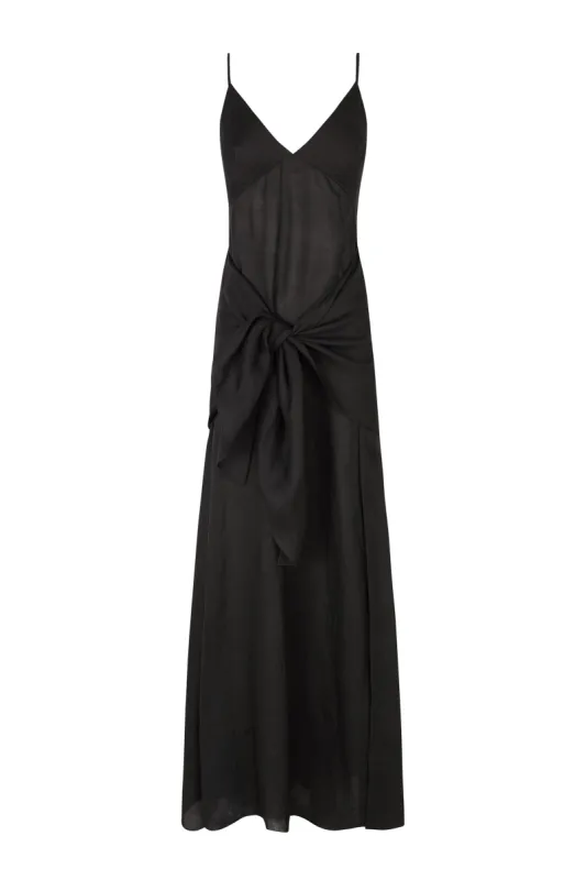 Juliana, vestido en ramio gris humo sold by Cortana