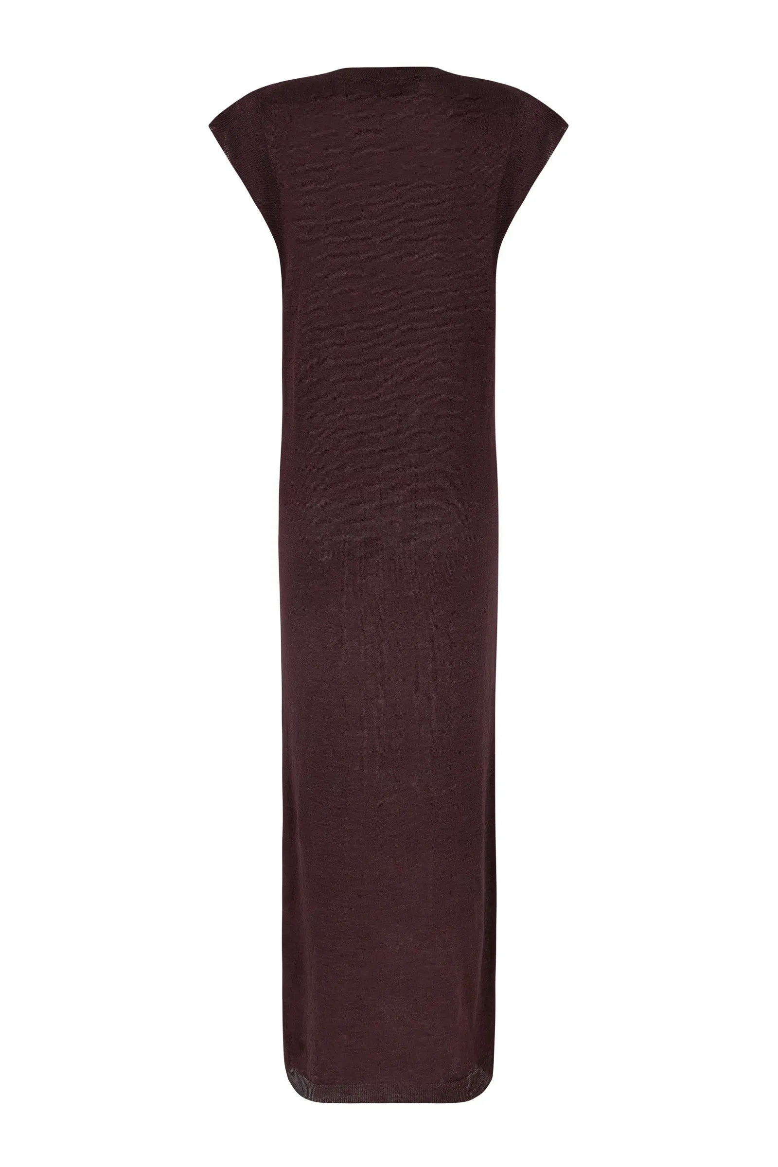 Linuo, vestido en punto de lino granate sold by Cortana product image thumbnail 3