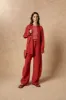 Marlo, pantalon en lino rojo sold by Cortana