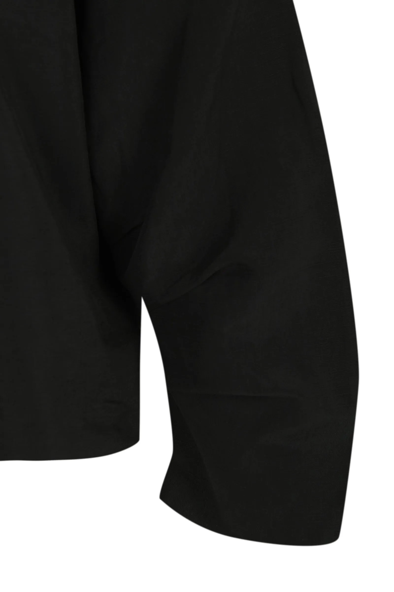 Amelia, top holgado en lino y seda negro sold by Cortana product image thumbnail 5