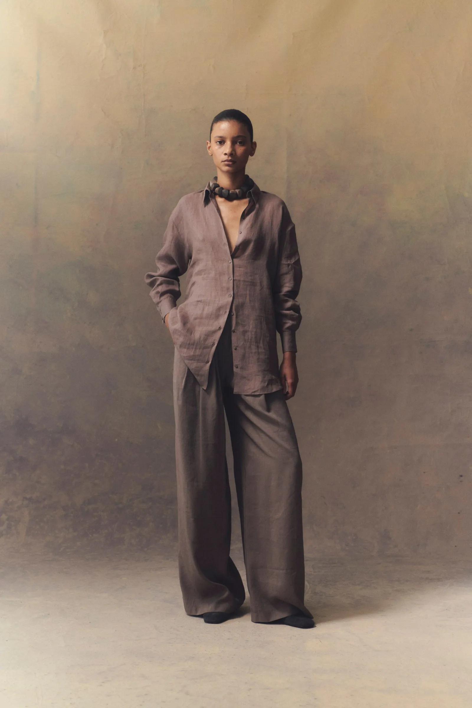 Matz, camisa en ramio lavanda sold by Cortana product image thumbnail 2