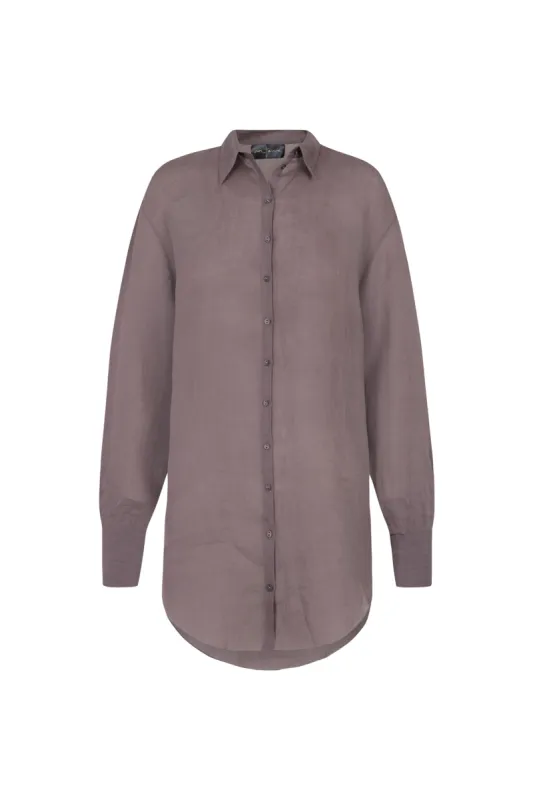 Matz, camisa en ramio lavanda sold by Cortana