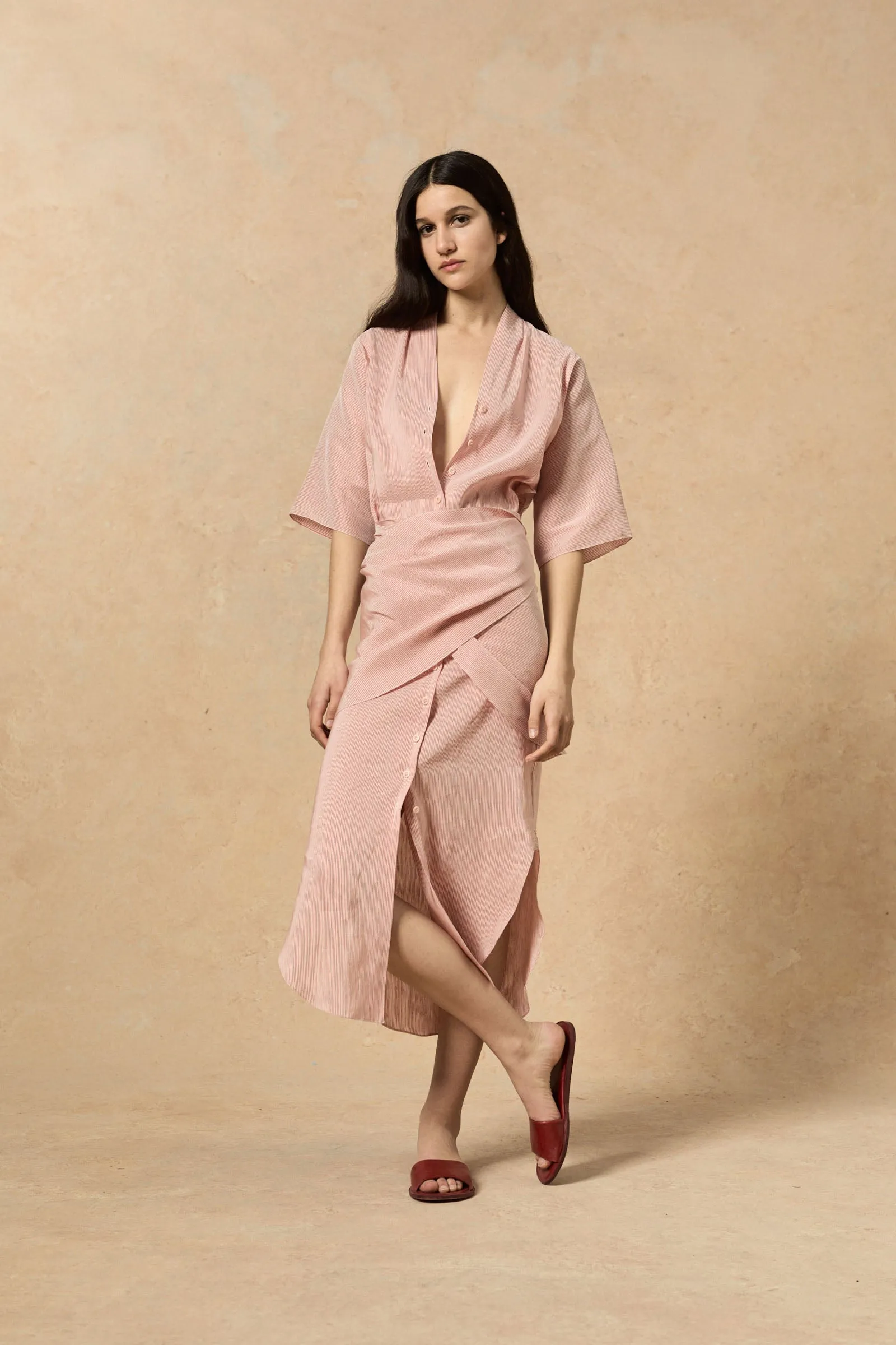 Heidi, flip flops en rojo oscuro sold by Cortana product image thumbnail 5