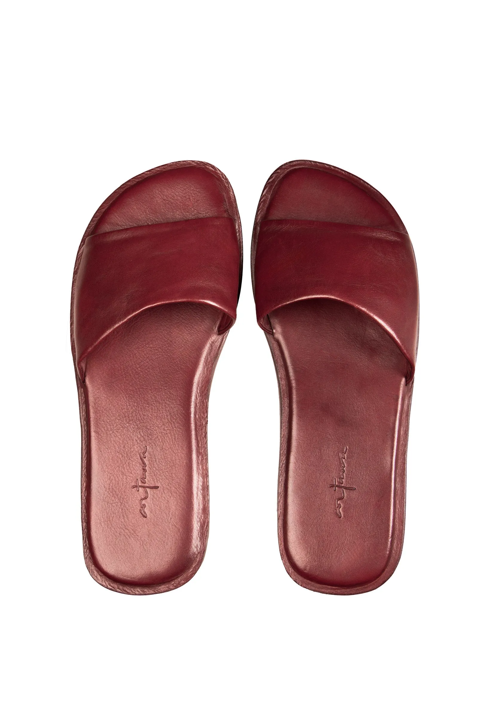 Heidi, flip flops en rojo oscuro sold by Cortana product image thumbnail 3