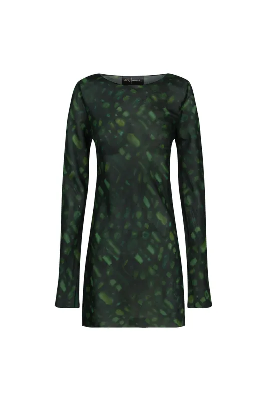 Paris, top en seda sonora print sold by Cortana