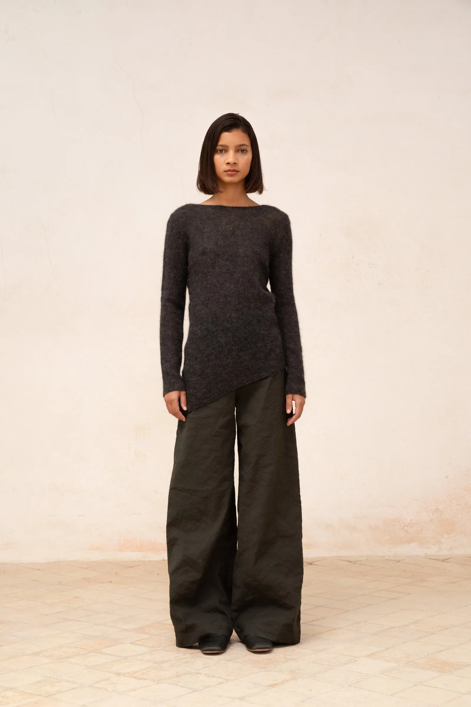 Lena, jersey de alpaca, lana merino y seda crudo sold by Cortana product image thumbnail 4