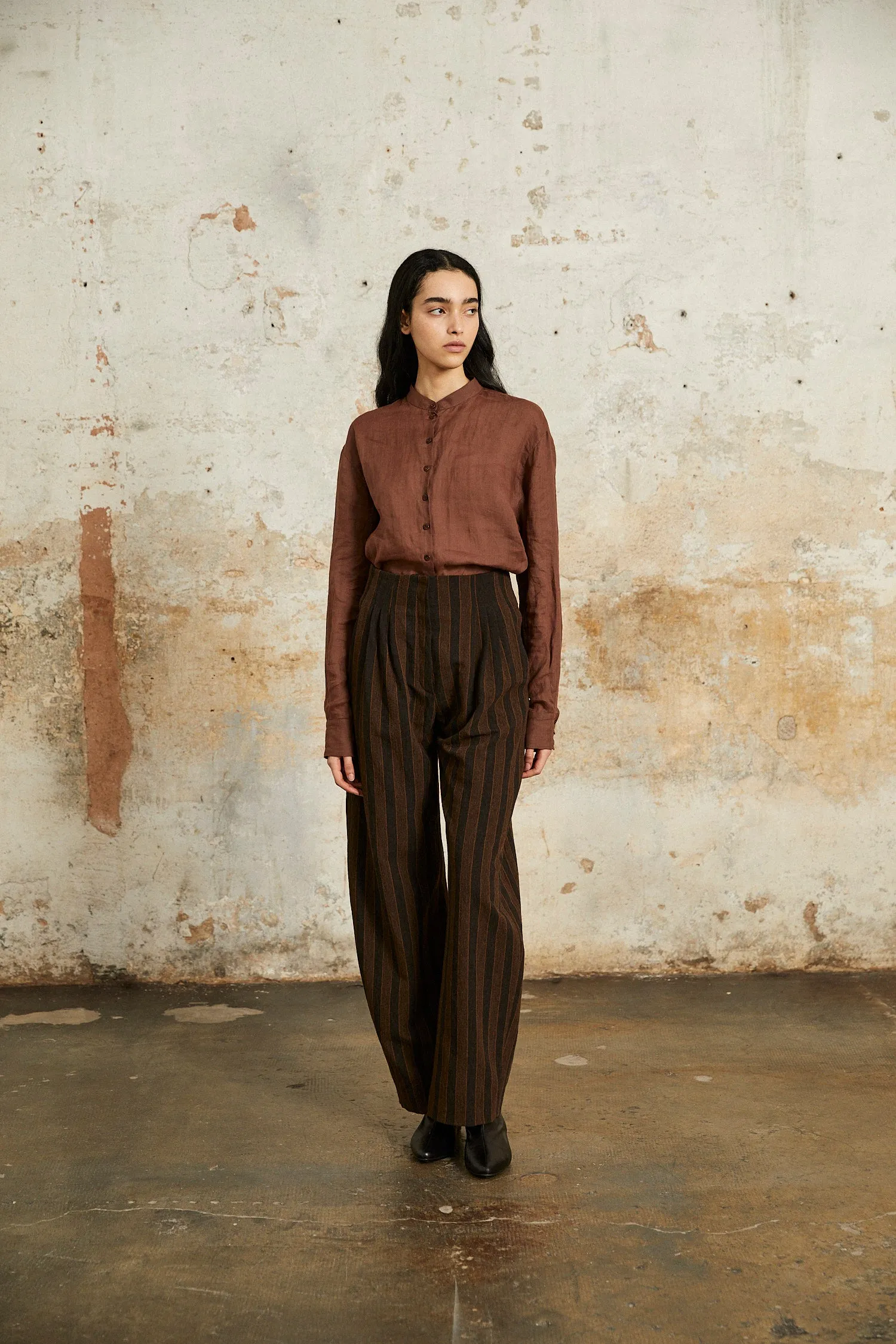 Raoul, camisa en ramio blush sold by Cortana product image thumbnail 2