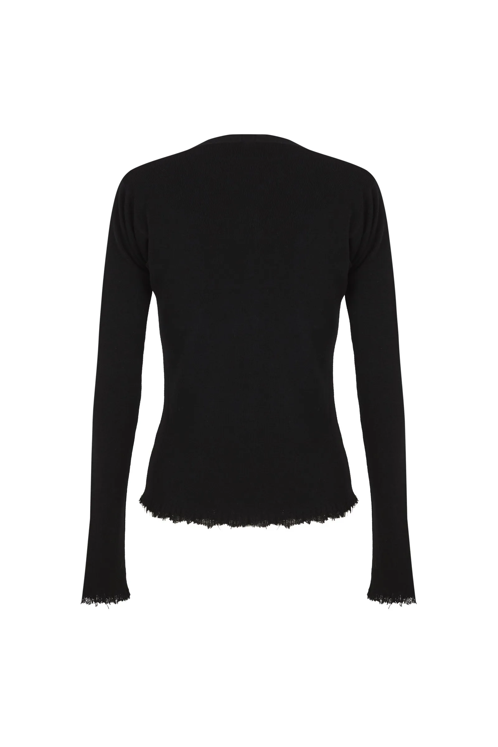 Ojala, cardigan de lana y cachemir negro sold by Cortana product image thumbnail 2