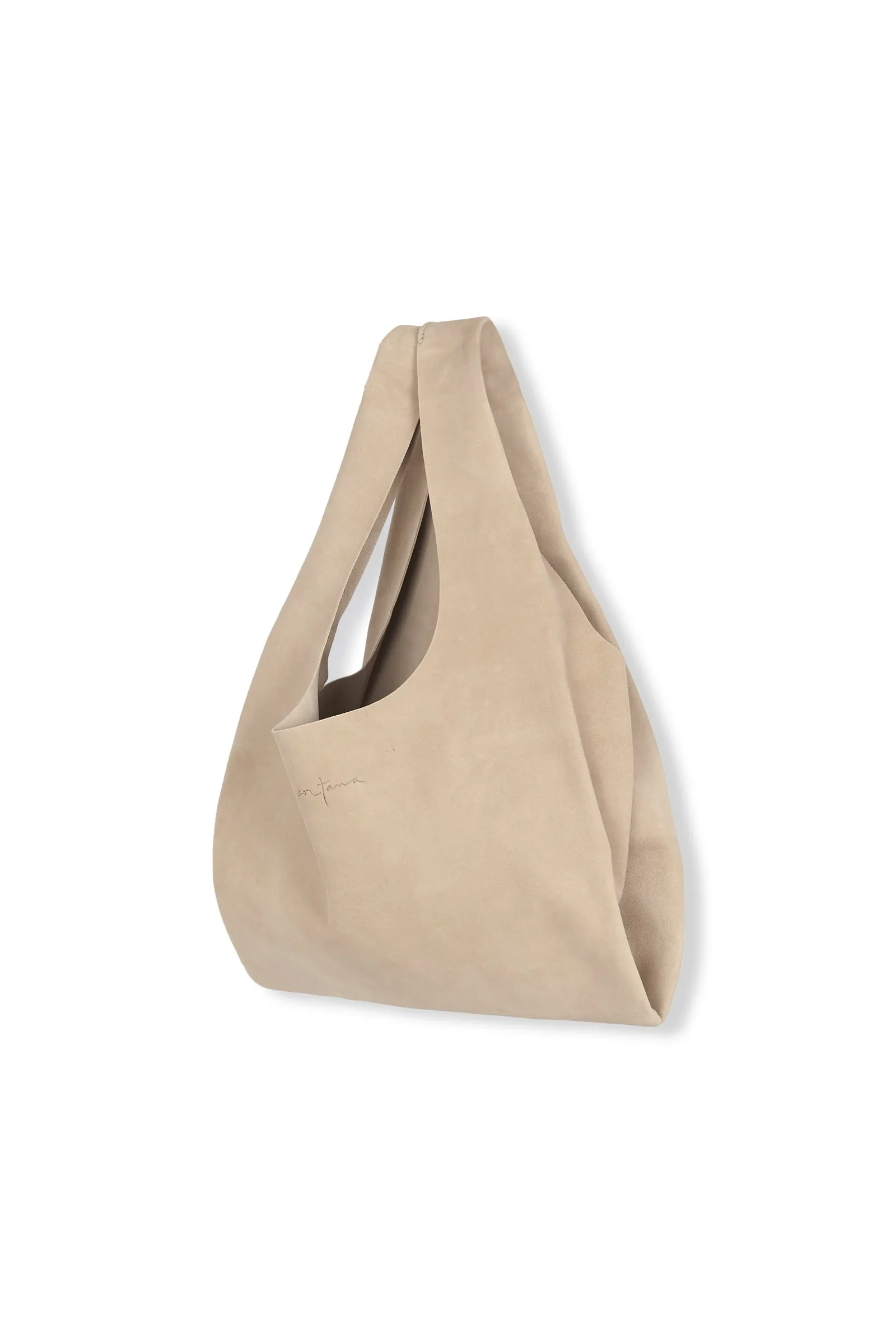 U XS, bolso de ante beige sold by Cortana