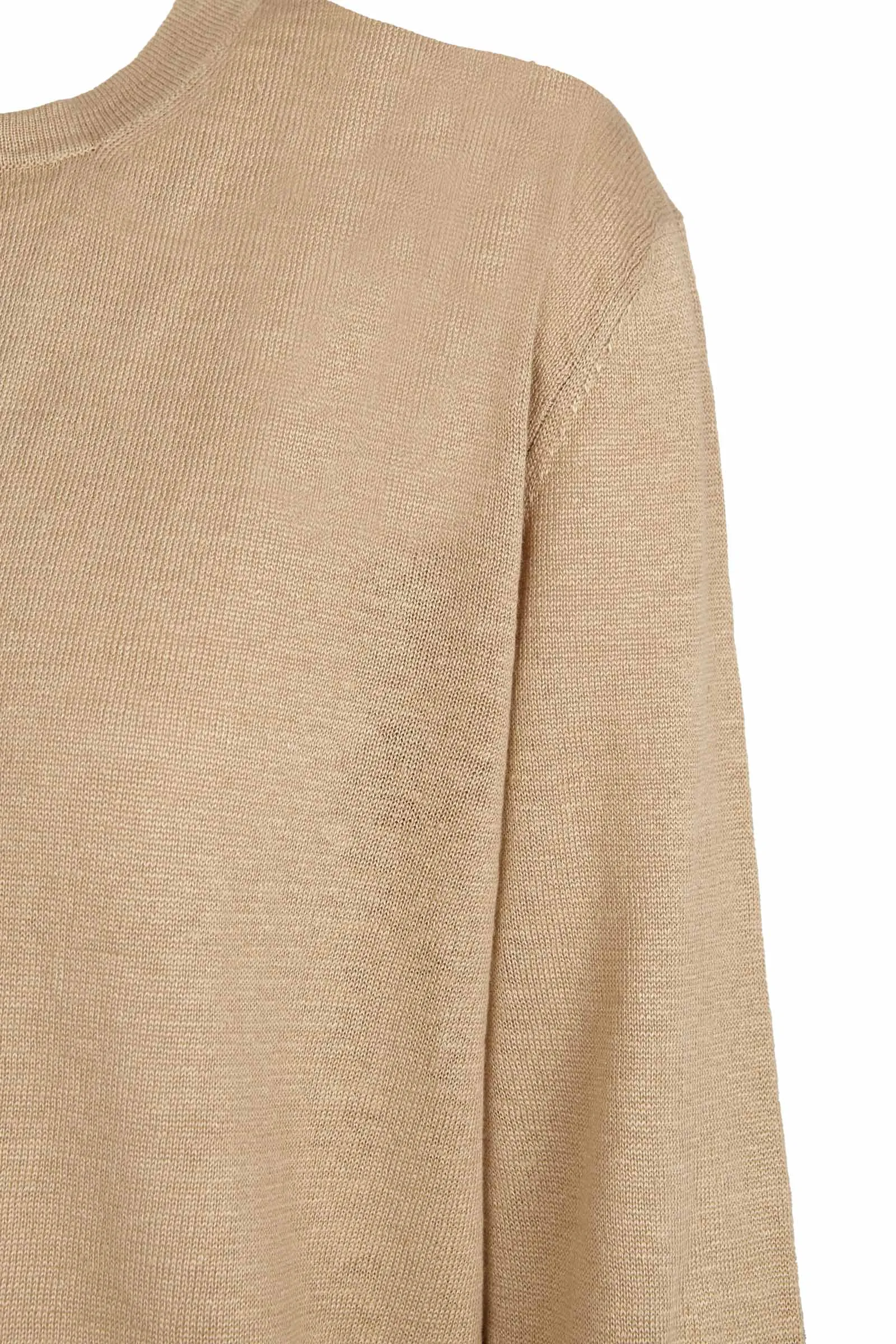 Lian, cardigan de punto de lino beige sold by Cortana product image thumbnail 5