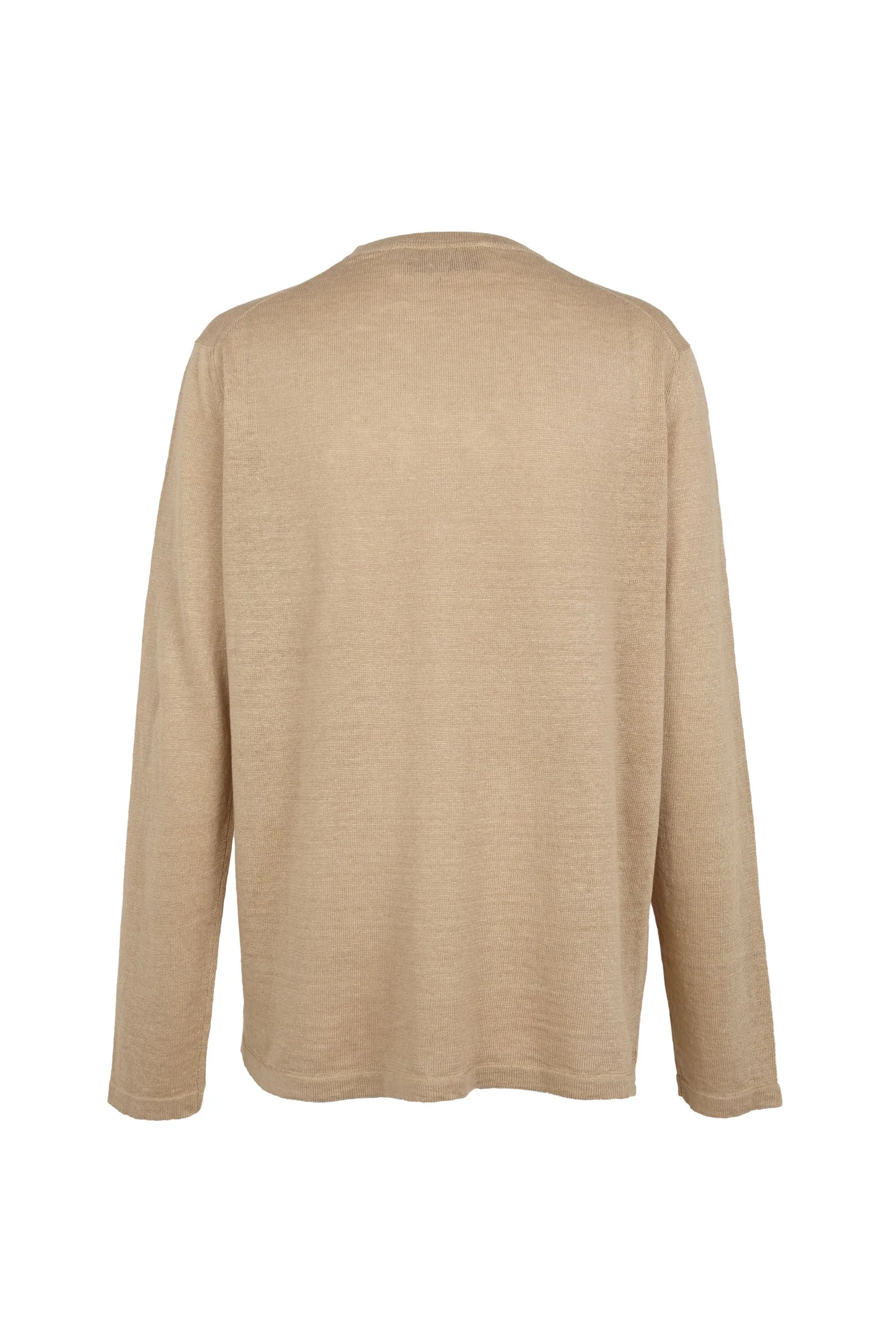 Lian, cardigan de punto de lino beige sold by Cortana product image thumbnail 4