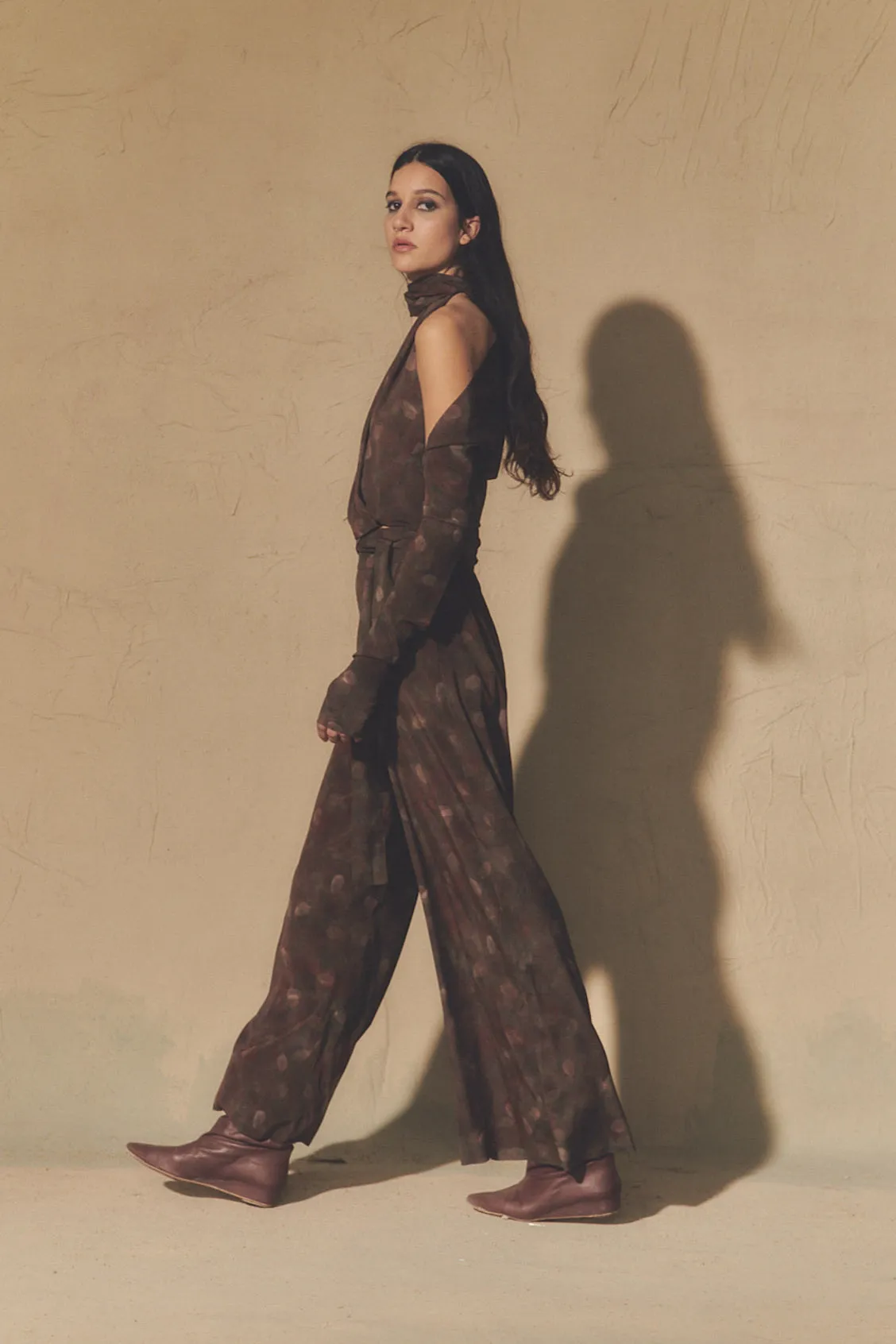 Nolita, pantalón en seda aran print sold by Cortana product image thumbnail 4