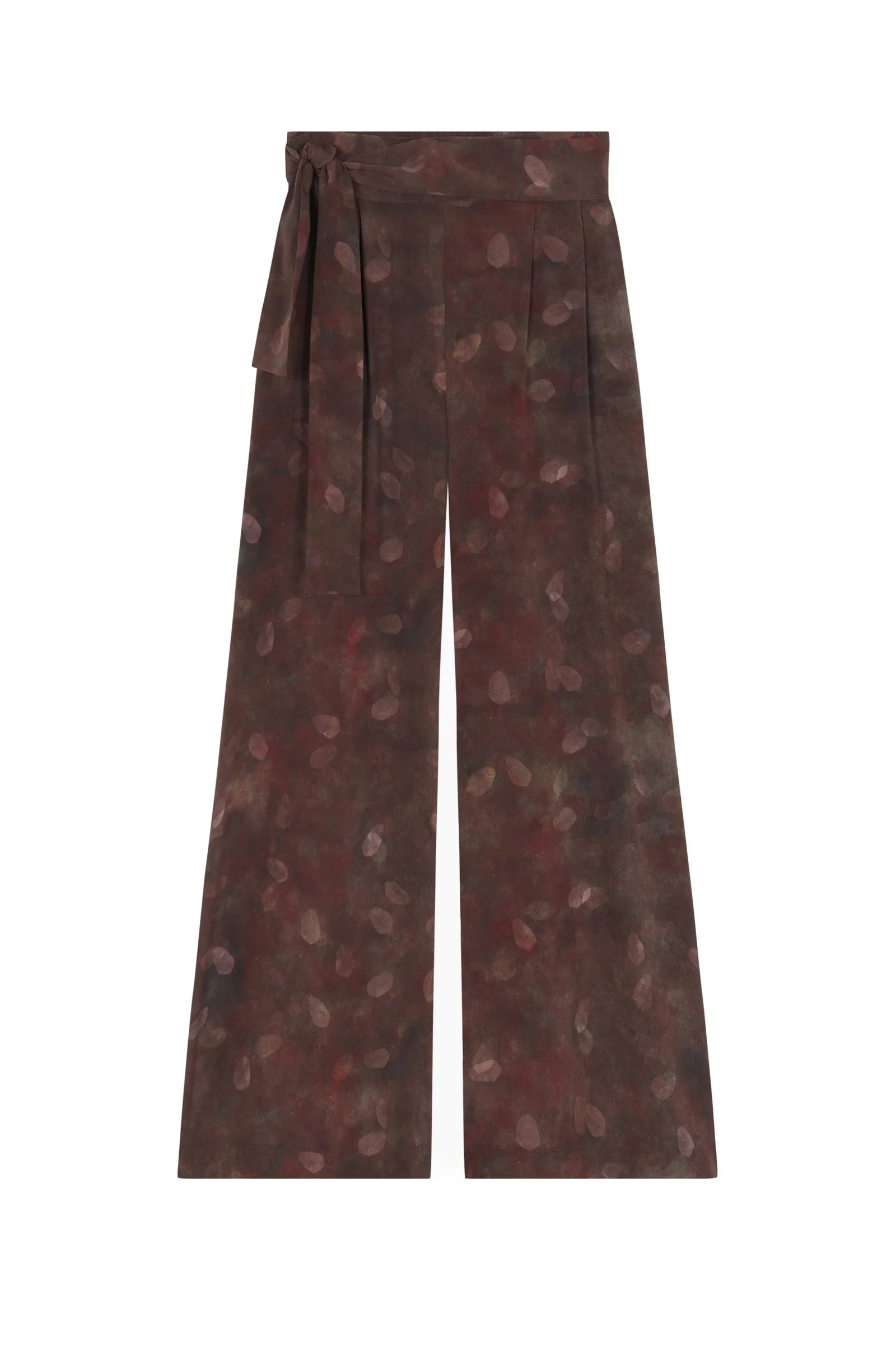 Nolita, pantalón en seda aran print sold by Cortana