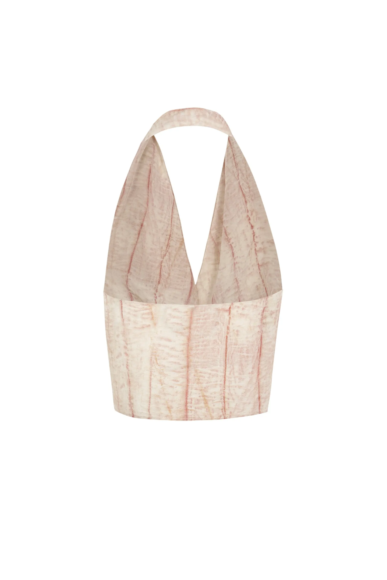 Etna, top de seda irony print sold by Cortana product image thumbnail 2