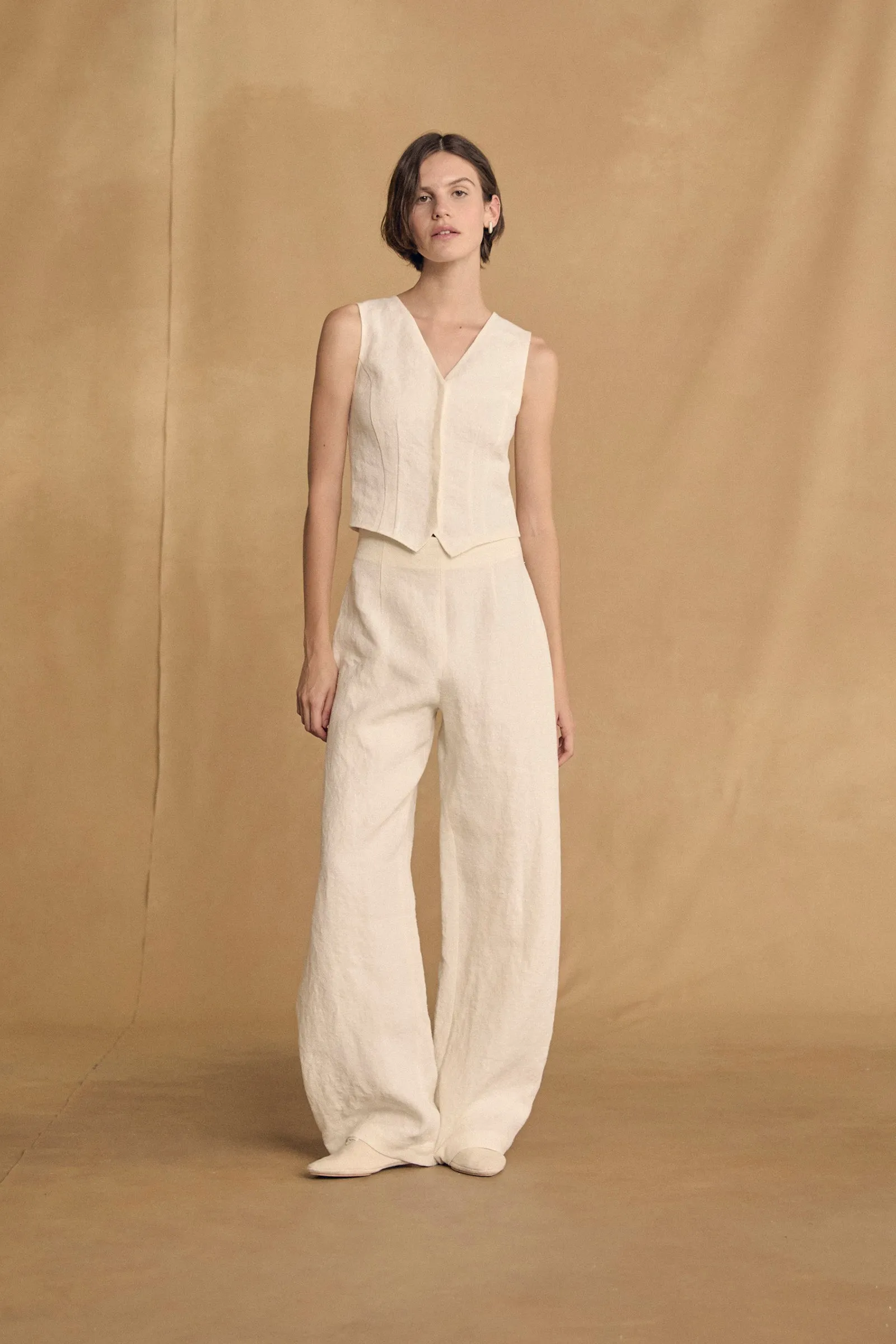 Costa, pantalon de lino marfil sold by Cortana product image thumbnail 5