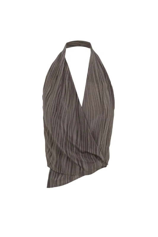 Etna, top de seda calma print sold by Cortana