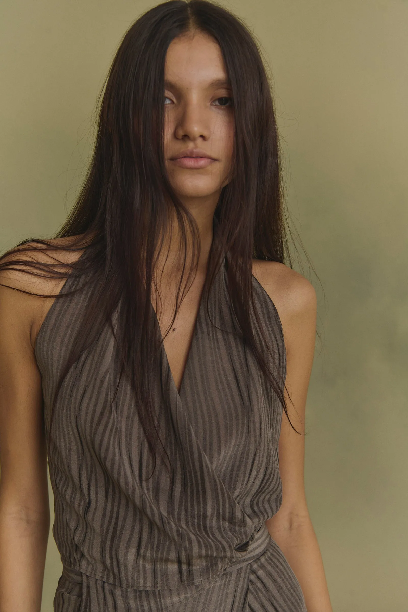 Etna, top de seda calma print sold by Cortana product image thumbnail 4