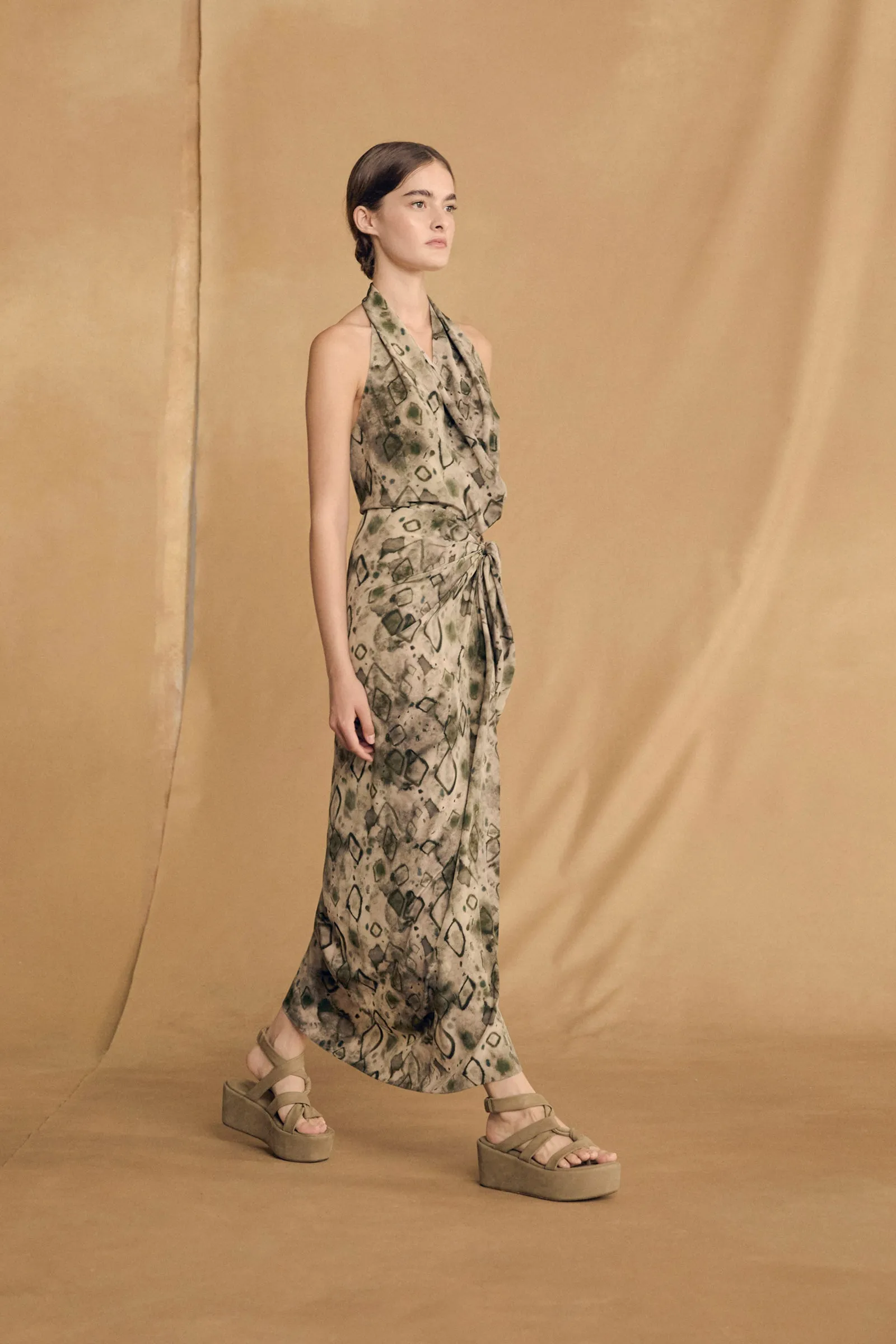 Etna, top de seda elmas print sold by Cortana product image thumbnail 5