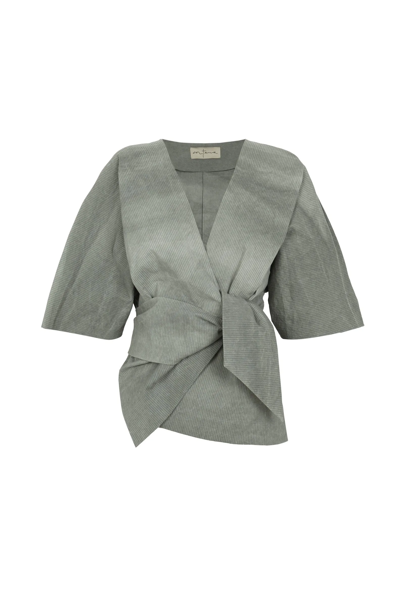 Ryo, chaqueta de rayas aqua maltinto sold by Cortana