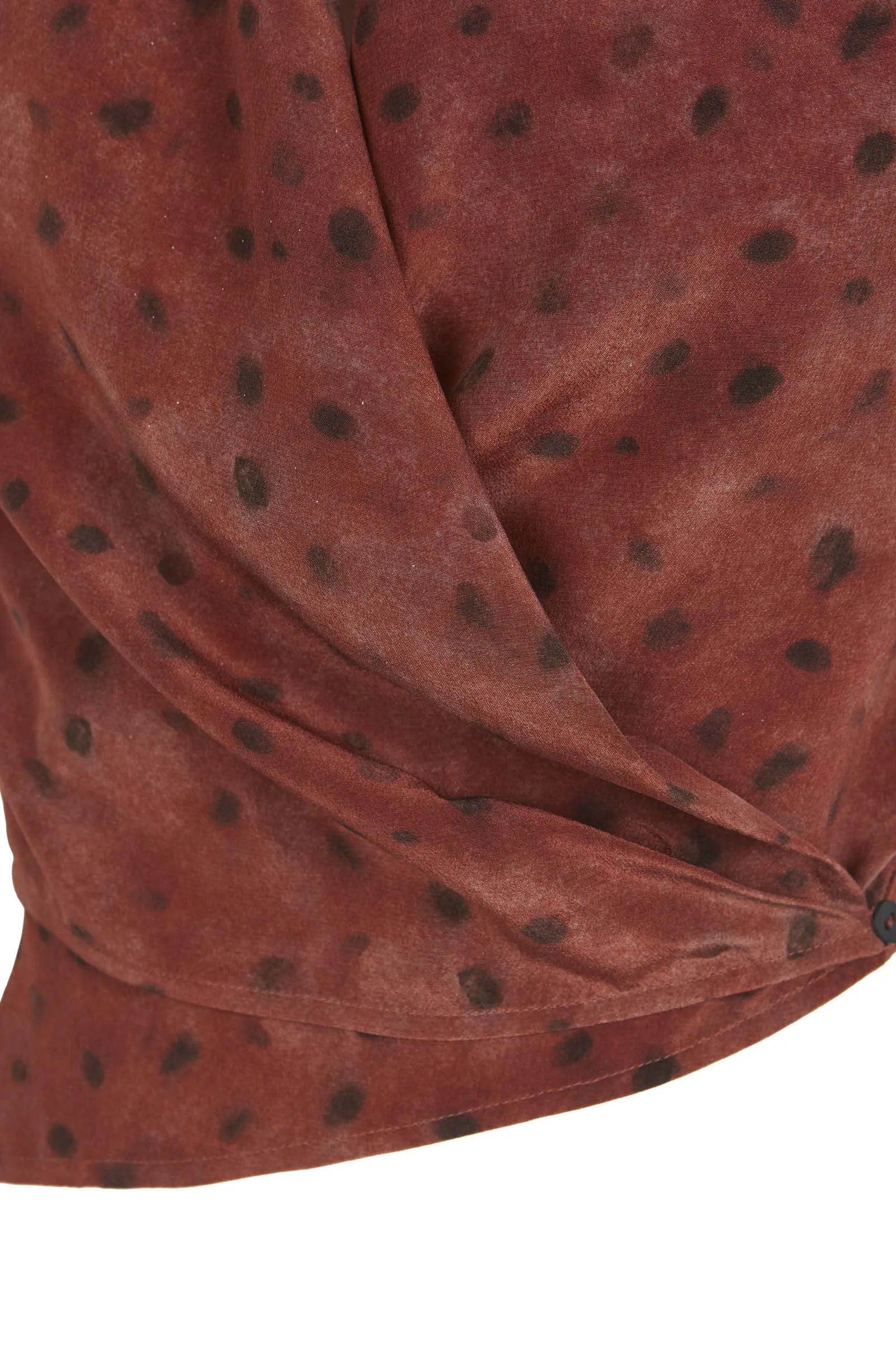 Etna, top de seda dots print sold by Cortana product image thumbnail 3