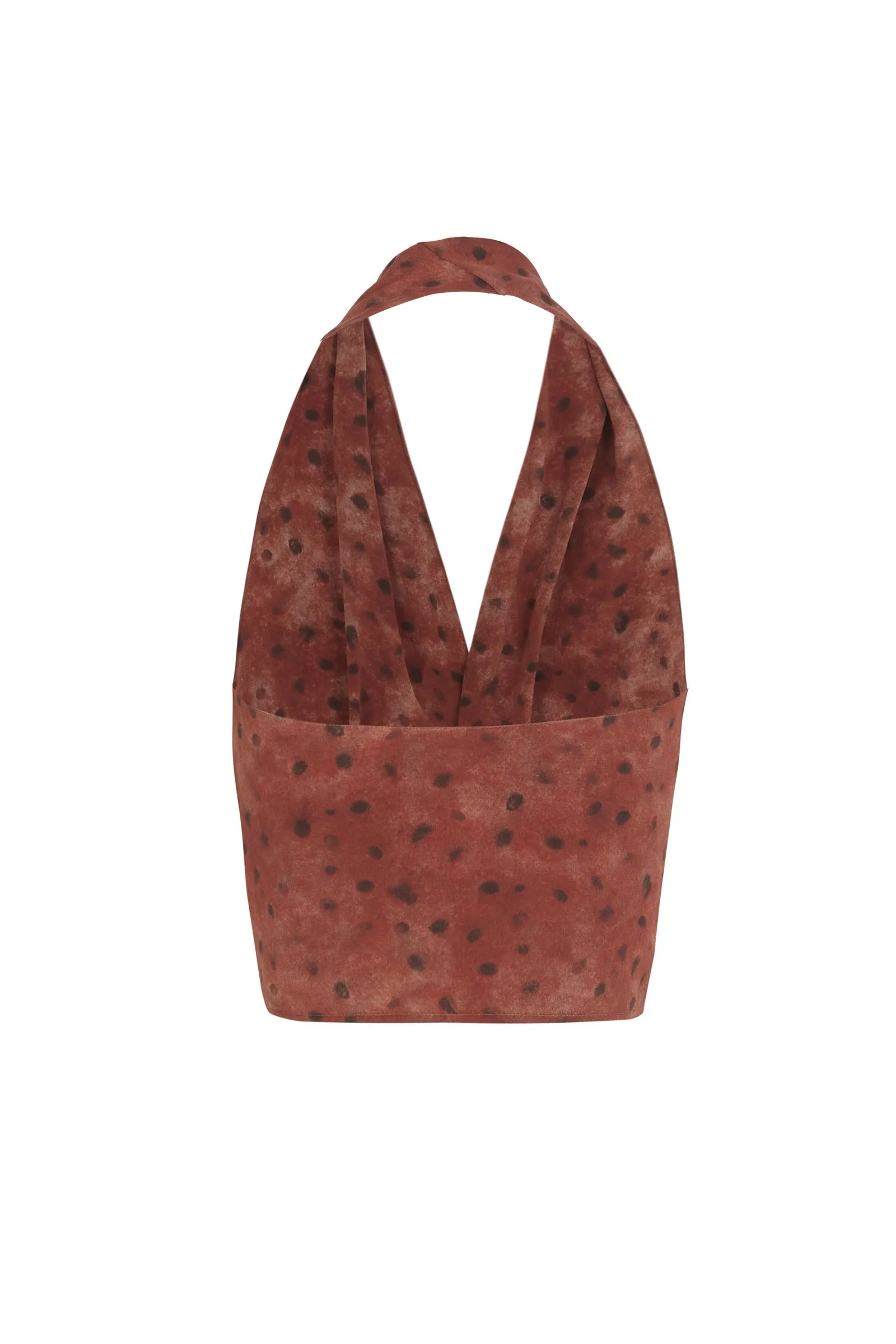 Etna, top de seda dots print sold by Cortana product image thumbnail 2