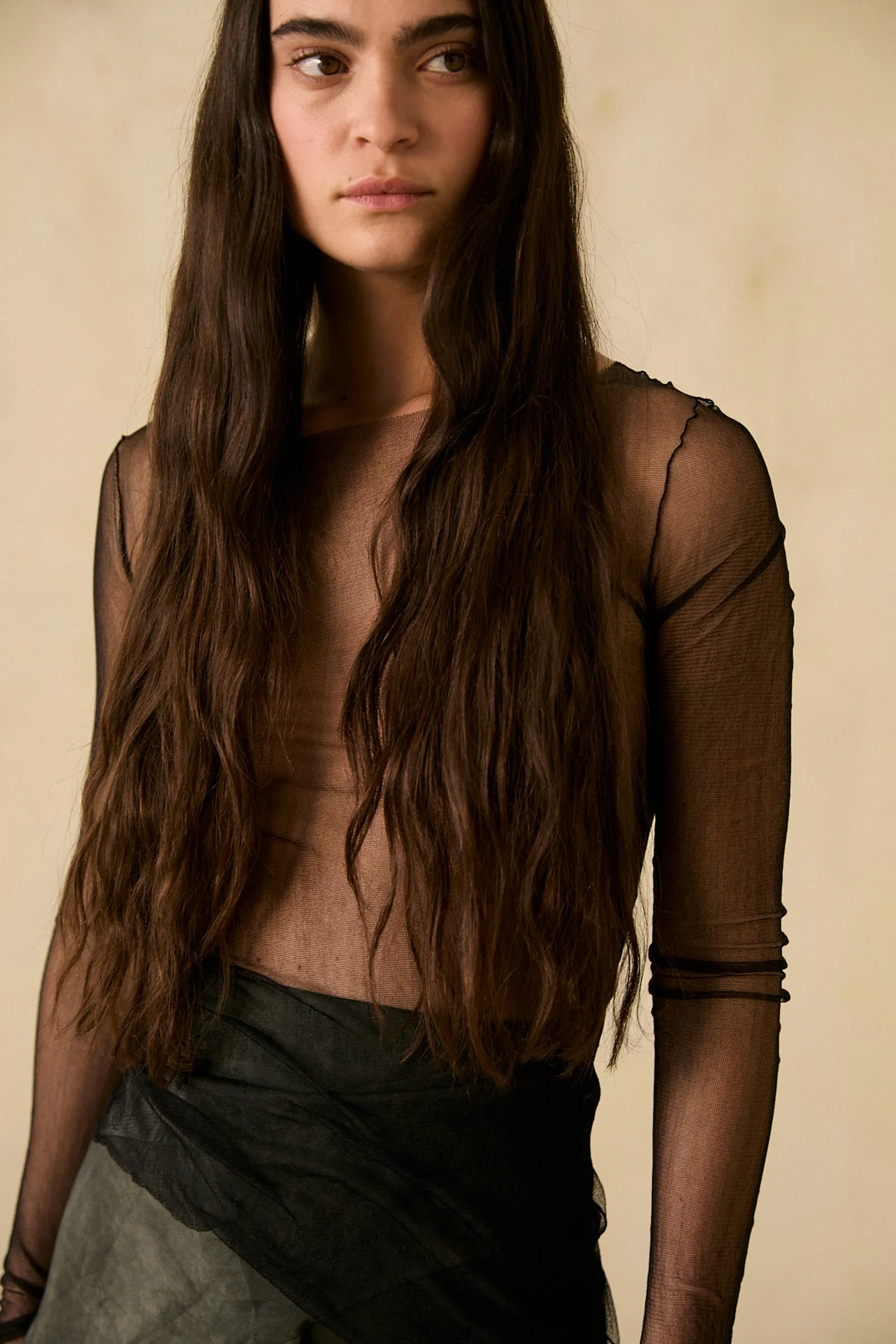 t de tul, top black sold by Cortana product image thumbnail 2