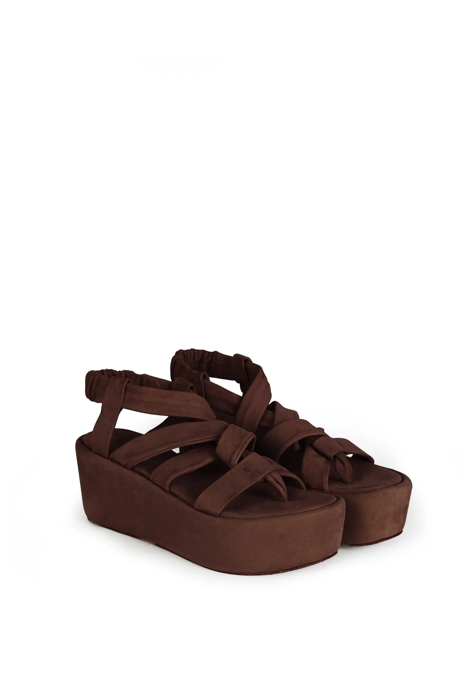 Ryo, sandalia de plataforma granate oscuro sold by Cortana product image thumbnail 5