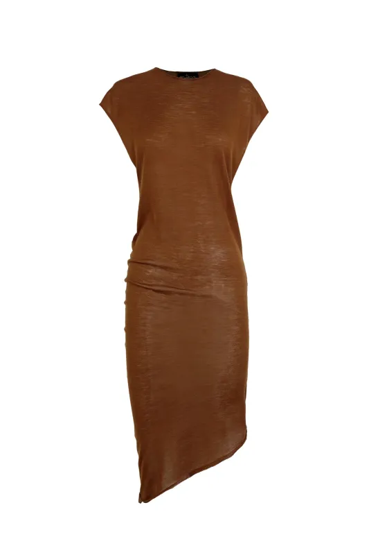 Donia, top de punto canela made by Cortana