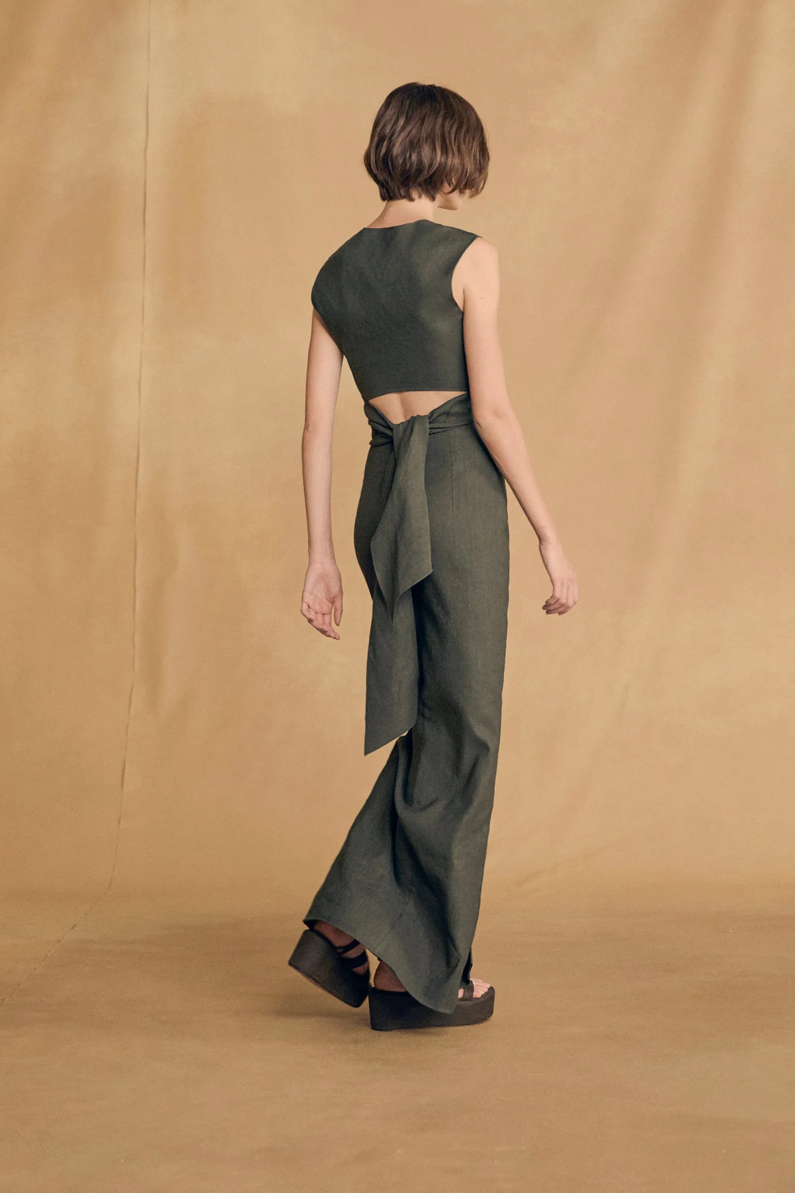 Asa, top cruzado verde osuro sold by Cortana product image thumbnail 4