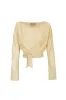 Dream, top de seda marfil maltinto sold by Cortana