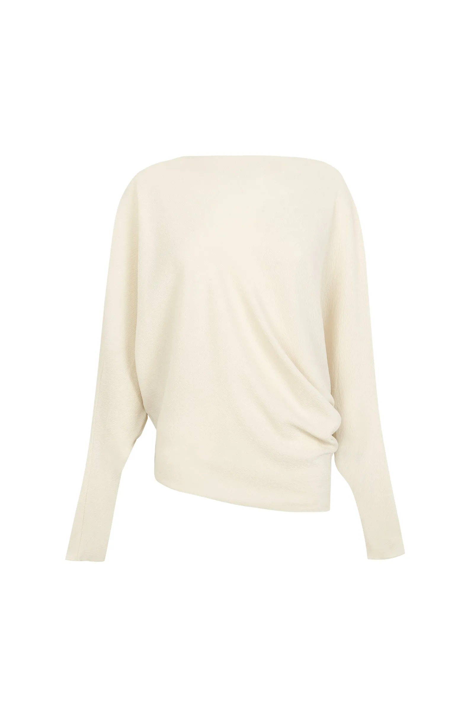 Amanita, top de seda stretch marfil sold by Cortana