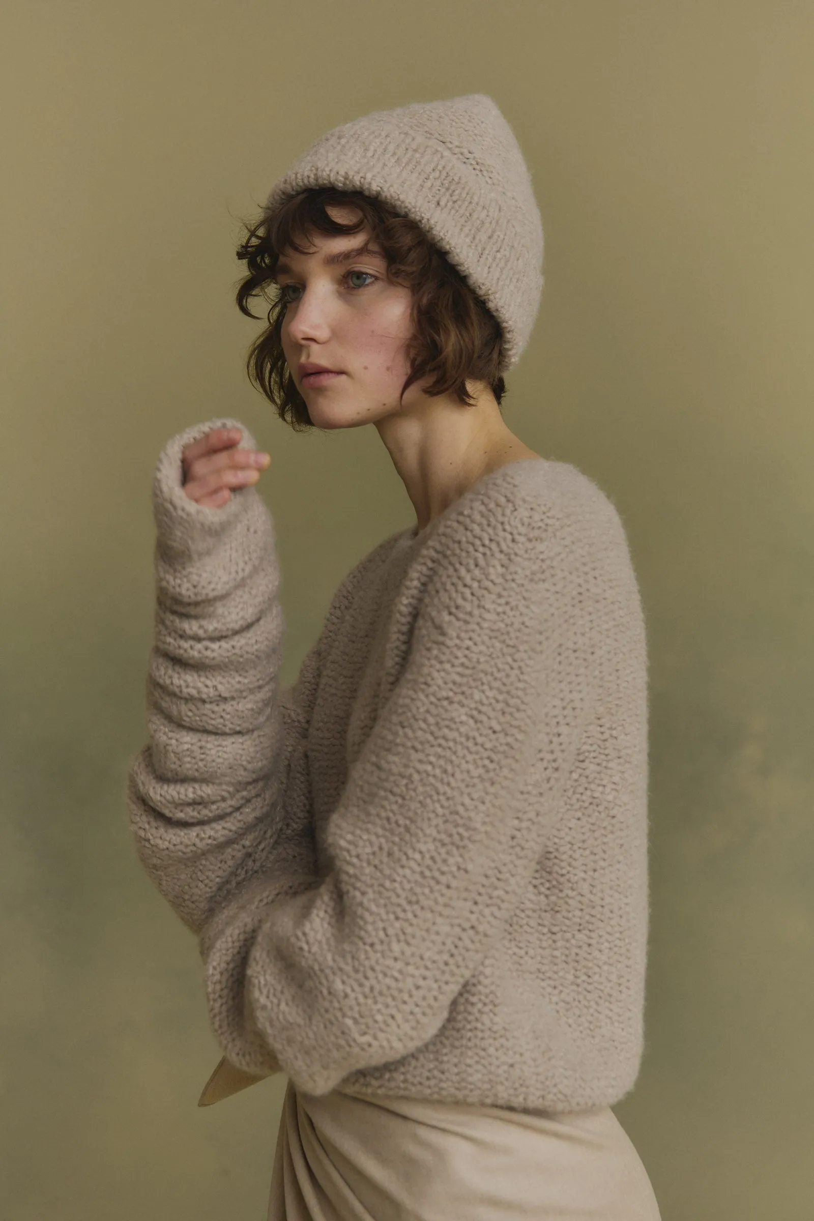 Igloo, jersey de punto cachemir y seda beige sold by Cortana product image thumbnail 4