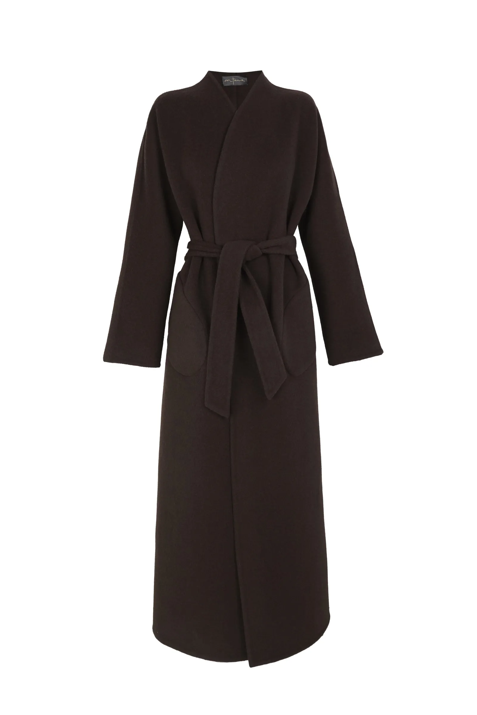 Noon, abrigo doble faz chocolate sold by Cortana