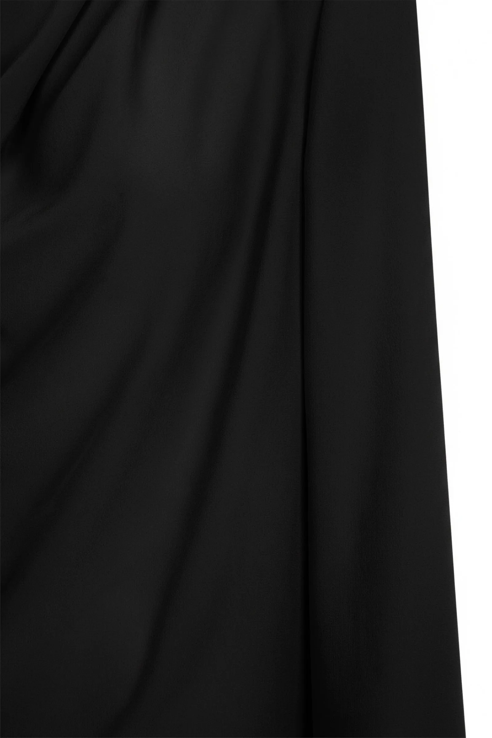 Lyra, blusa asimetrica de seda negro sold by Cortana product image thumbnail 3