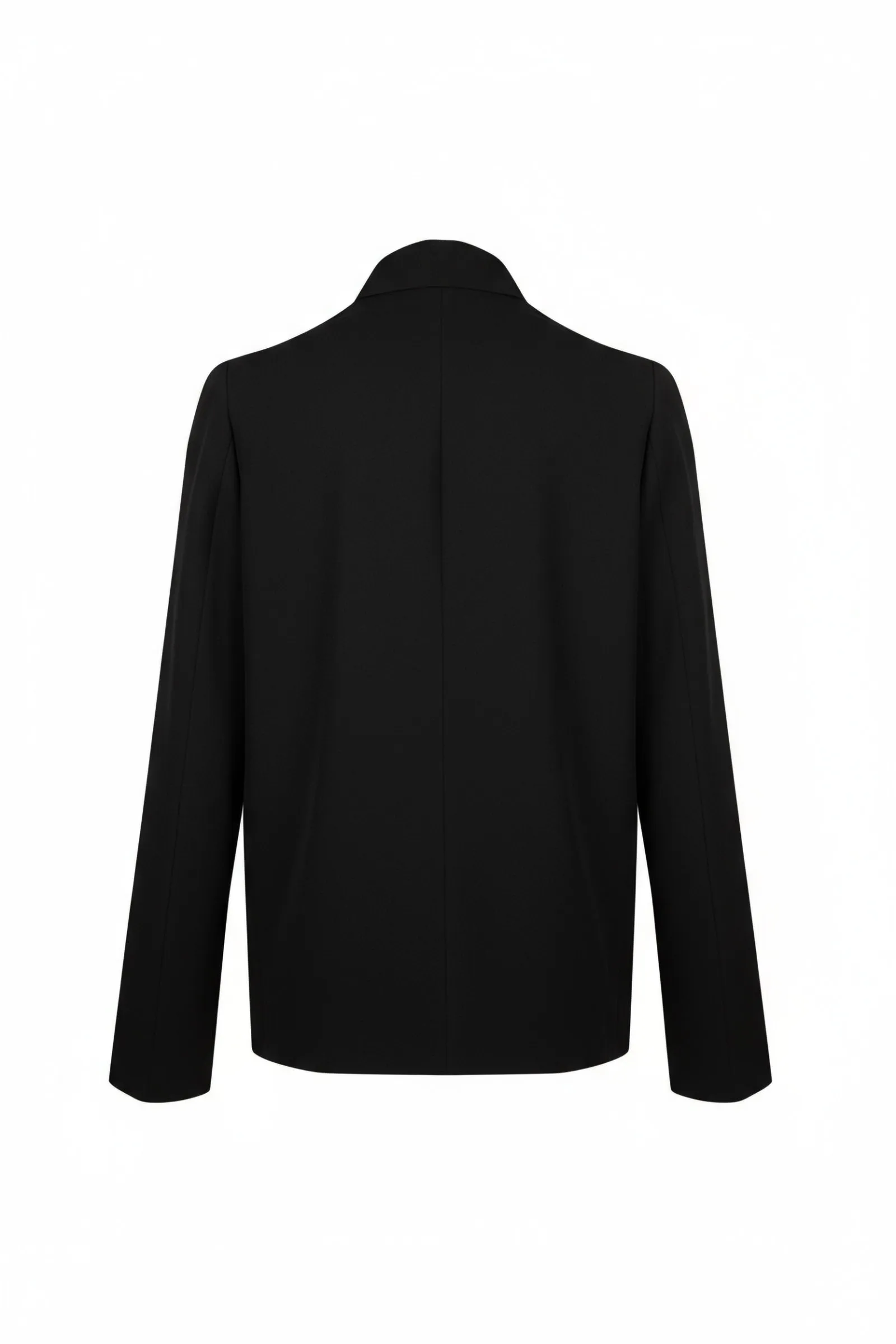 Lyra, blusa asimetrica de seda negro sold by Cortana product image thumbnail 2