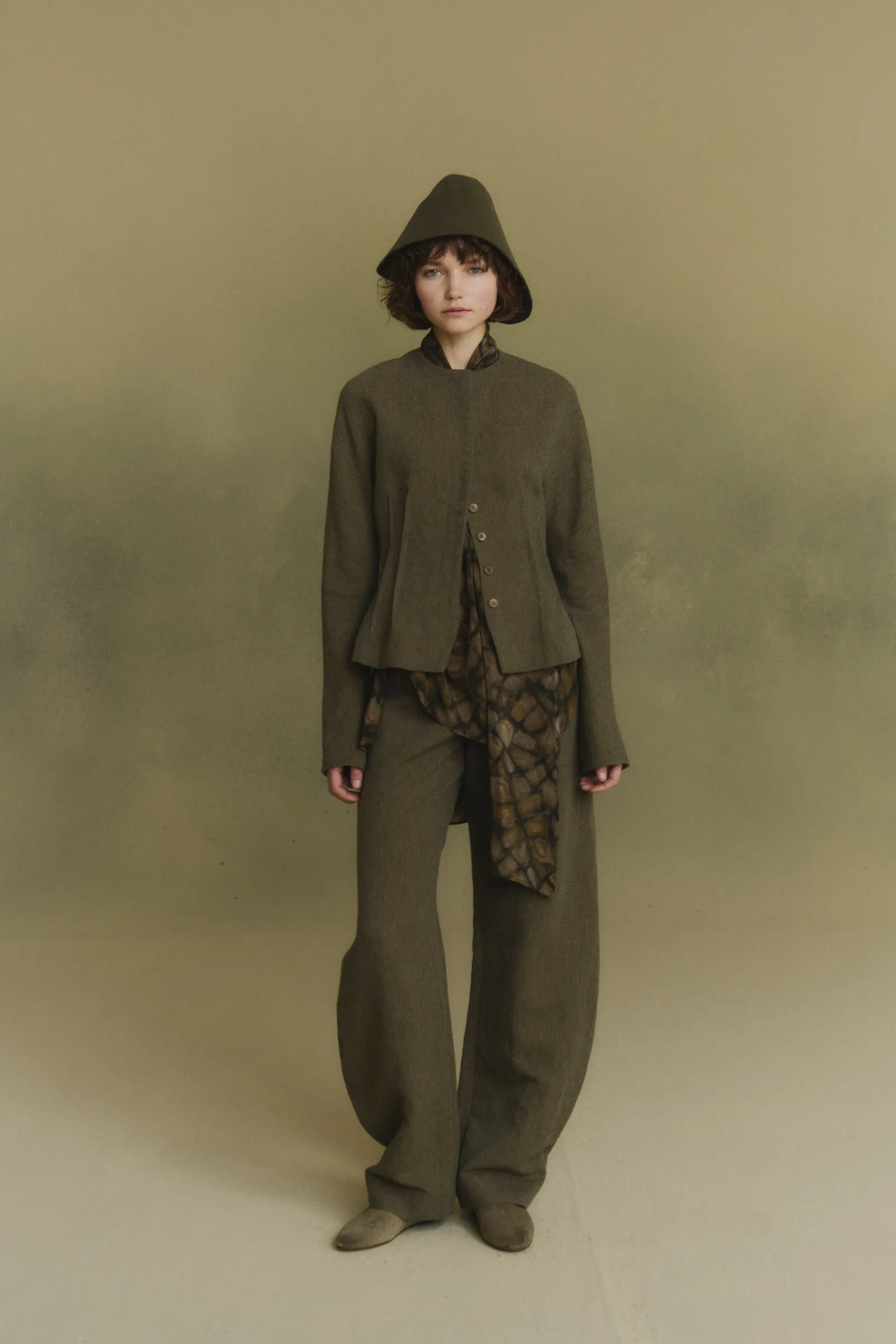 Rider, chaqueta entallada verde melange sold by Cortana product image thumbnail 2