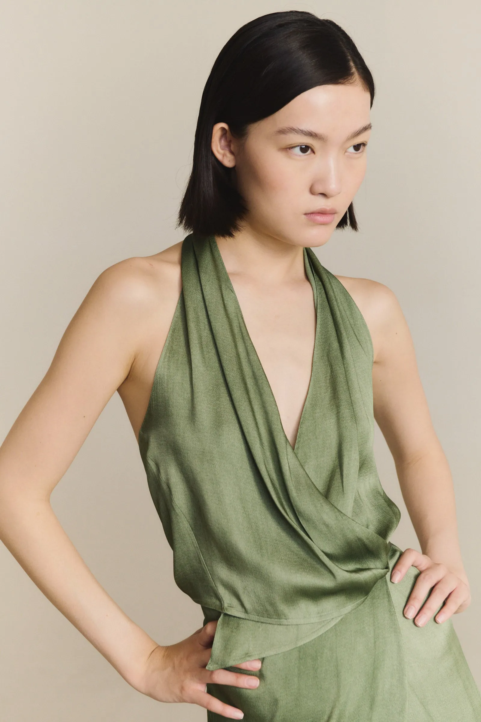 Etna, top halter aguamarina maltinto sold by Cortana product image thumbnail 2