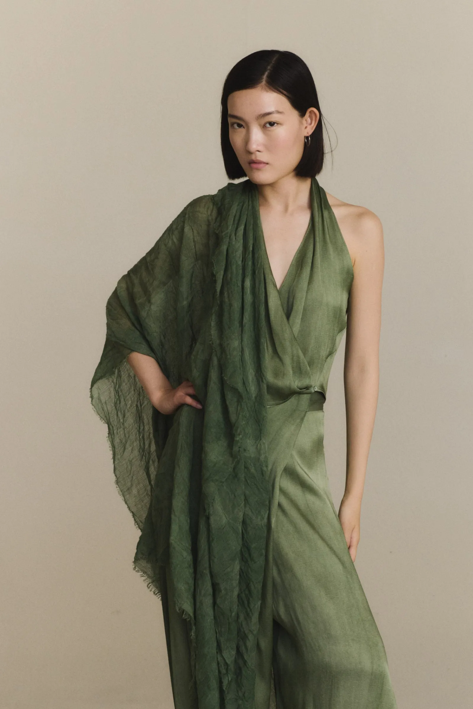 Sombra, foulard maltinto aguamarina sold by Cortana product image thumbnail 2