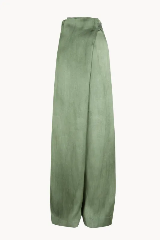 Elea, pantalon aguamarina maltinto made by Cortana