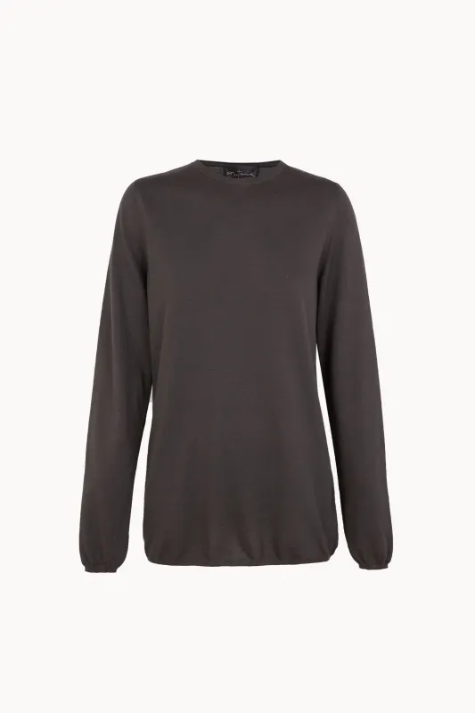 Liora, jersey de punto de algodon y seda grafito sold by Cortana