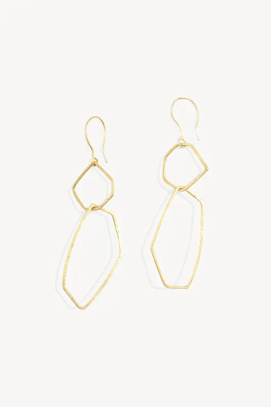 Irus L, pendientes dorados sold by Cortana