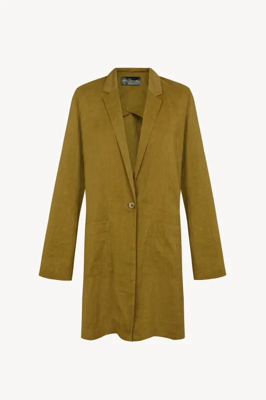 Elena, chaqueta oversize verde oliva made by Cortana