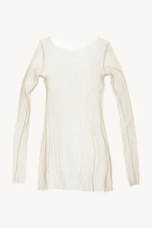 t de tul, top ivoire pale made by Cortana