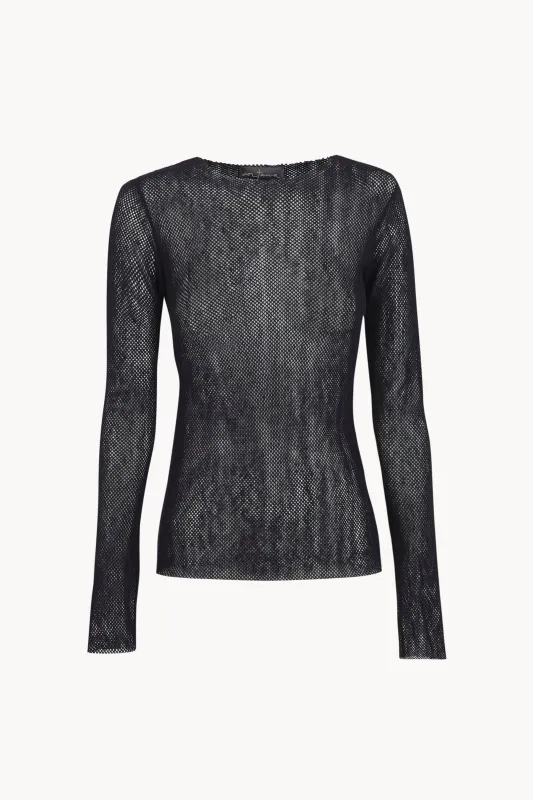 Mesh, top de rejilla de lana stretch made by Cortana