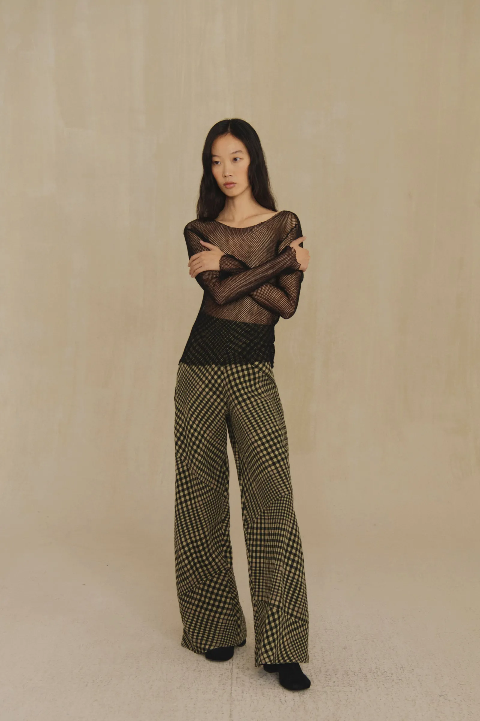 Mesh, top de rejilla de lana stretch sold by Cortana product image thumbnail 2